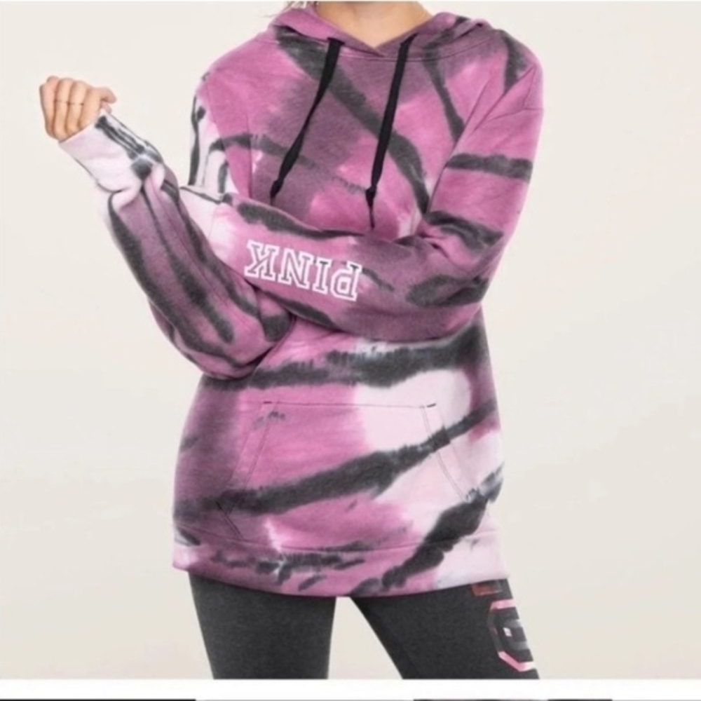 Pink Victoria Secret Everyday Campus Lounge Hoodie Size Medium